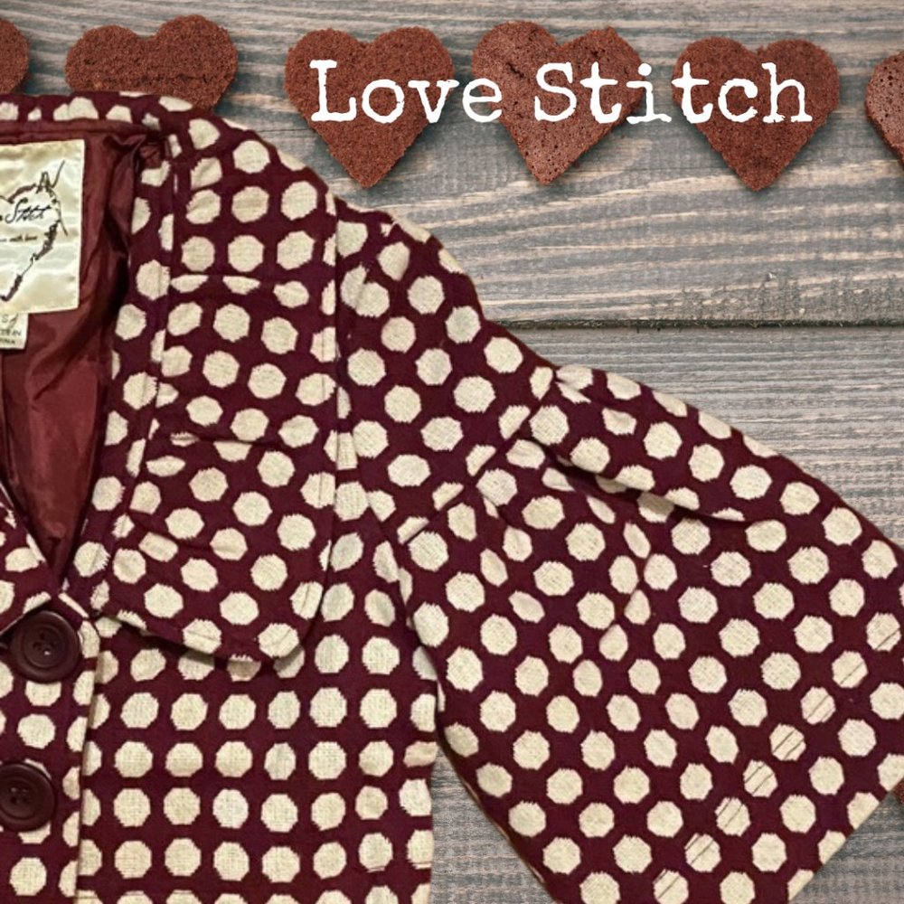 Love Stitch Crop Jacket